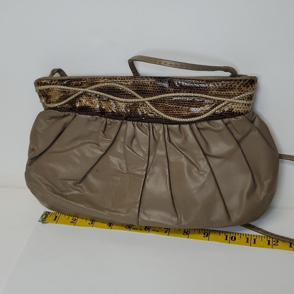 Vintage Hala Leather Clutch Shoulder Bag - Picture 3 of 8
